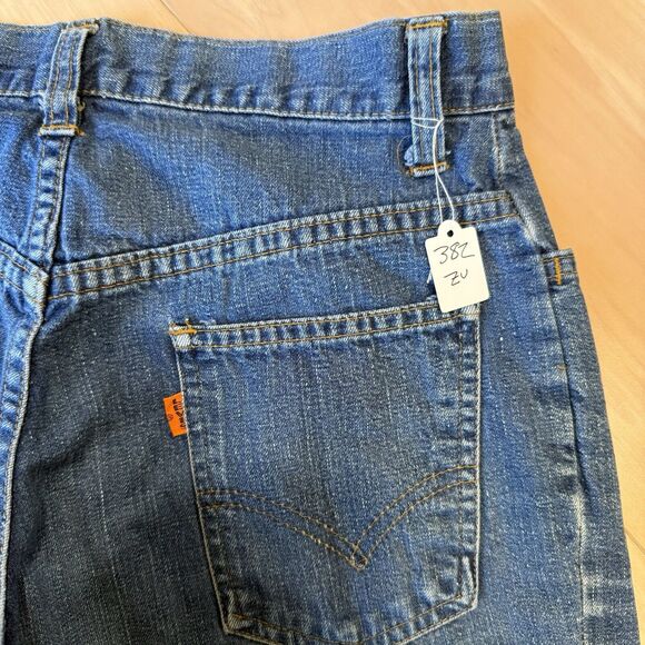 Vintage Levis 694 Jeans 28 Blue For Women 80s Bell Bottom Big E Made In USA - Picture 11 of 12